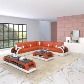 JV Möbel Salon Canapé D'angle En L Coussin Designer