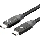 Lindy Câble Thunderbolt 3 - Câble de charge | Noir Nouveau
