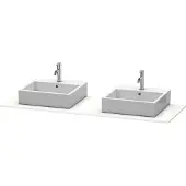 Duravit Console XSquare, 2 découpes, 1600x16x550mm, XS063HB3939
