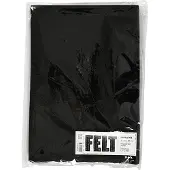 Creativ Company Feutre Hobby noir A4, 10 feuilles