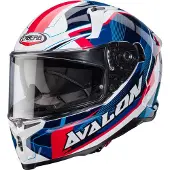 Caberg Avalon X Optic Casque intégral Blanc/Bleu/Rouge M unisex