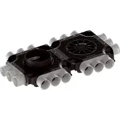 Maico Diffuseur d'air double plat et compact MA-FDV18-63 0059.2127