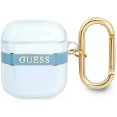 GUESS Gua2Hhtsb Airpods 1/2 Coverniebieski/Blue Strap Collection