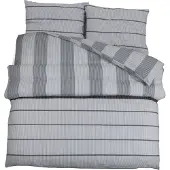 vidaXL Ensemble de literie Gris 200x220 cm coton
