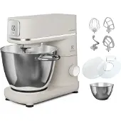 Electrolux E6KM1-4OWT Stand mixer 1200 W Satin steel, White