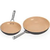 Ninja Ceramic Frying Pan Set 24/28cm Induction Oven Safe