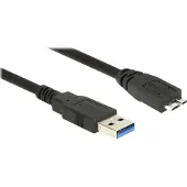 DeLOCK 85072 Câble USB USB 3.2 Gen 1 (3.1 Gen 1) 1 m USB A Micro-USB B Noir