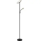 Globo Lighting Plafonnier LED, variateur tactile, spot mobile, CCT, H 179 cm