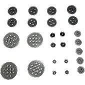 LEGO Technic Roues dentées Gris Mélangé NOUVEAU Quantité 25x