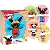 Lisciani Bing Houten Match Puzzel, 10 pièces