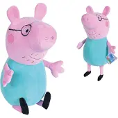 Pipsa Possu PEPPA Pig Peluche Peppa. Papa 37cm 926-1005
