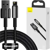 Baseus Cable Usb Do Lightning Tungsten Gold, 2.4A, 2M (Czarny)