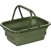 MFH Panier pliable Fox Outdoor avec poignées pliantes olive 9L Bassin d'eau Bassin de lavage