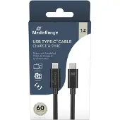 MediaRange MRCS213 Câble de charge et de données USB Type-C, USB 3.0, 1.2m, noir