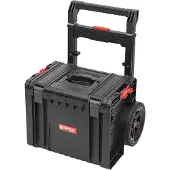 Qbrick System PRO Cart 2.0 Plus empilable 490 x 415 x 660 mm 29 l IP54 poignée télescopique double amovible