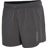 Hummel Pantalon de sport 'Vital Woven' gris foncé / blanc