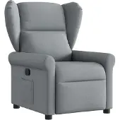 Syfax Fauteuil inclinable Gris clair Tissu