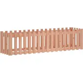 vidaXL Lit surélevé design clôture à lattes 200x50x50 cm bois massif douglas