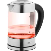 Ecg RK 1777 Bouilloire 1,7 l 2200 W noir, inox