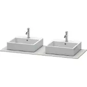 Duravit Console XSQUARE avec 2 découpes 16x1400x550mm nordic we sdm