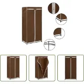 The Living Store Armoire brun 75×50×160 cm