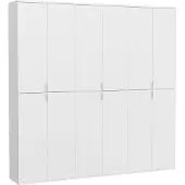 Ebuy24 ProjektX armoire de rangement 12 portes blanche.