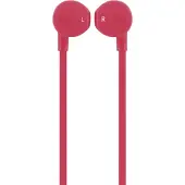 BigBen Interactive Ecouteurs Jack 3.5mm Câble plat Bouton Rose Bigben