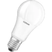 Osram LED Base Classic A, en forme de bulbe avec culot E27, non dimmable, remplace 100 watts, mat, blanc chaud - 2700 kelvins, pack de 3