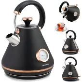 Berdsen Bouilloire électrique avec thermomètre 1,7 l BD-701 noir