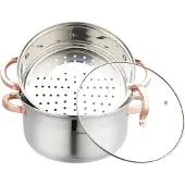 Klausberg Cuit-vapeur 24 cm Acier Inoxydable Rose Gold