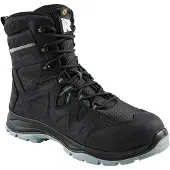 Runnex Bottes de sécurité à lacets S3S ESD pour l'hiver SpecialStar, noir/gris