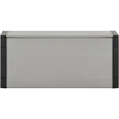 vidaXL Box pour poubelles Gris 85x34x40 cm
