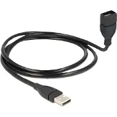 DeLOCK 1m USB 2.0 câble USB USB A Noir