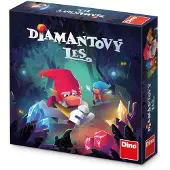 Dino Bikes Diamantový les, jeu de société dans une boîte de 24 x 24 x 6 cm