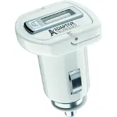 Cellularline Kit chargeur allume-cigare 15W USB-C blanc Type-A avec câble pour Samsung Type-C
