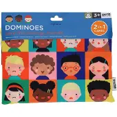 Sonstige Verlage Petit Collage Domino 2en1 sentiments/numbers