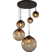 Globo Lampe suspendue loft en verre Varus Ø 65 cm