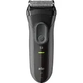 Braun Series 3 3000S Rasoir pour hommes, alimentation secteur/batterie, lavable