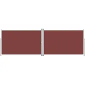 Syfax Auvent latéral rétractable Marron 200x600 cm
