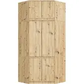 Akord Armoire D'angle Avec Surmeuble Chêne Artisan 100X50X235