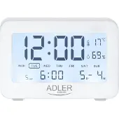 Adler Alarm Clock AD 1196w White Alarm function