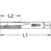 Ks Tools 3310232 Hand tap metric M12 x 1.75 Clockwise Steel 1 pc(s)