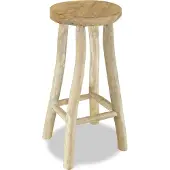 Prolenta Maison Exclusive - Tabouret de bar en teck massif
