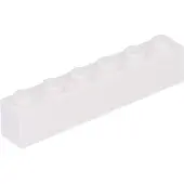 LEGO 10 pièces 3009 Brick 1x6 Part Basic Bricks 10 White