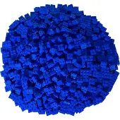 LEGO 2x2 briques bleu - 3003 NOUVEAU Quantité 50x