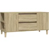 vidaXL Armoire TV Chêne Sonoma 102x44,5x50 cm Bois composite