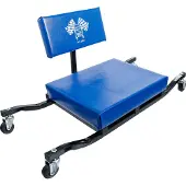 Bgs Siège à roulettes d'atelier extra plat