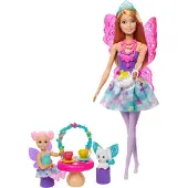 Barbie Dreamtopia Set de thé et poupée