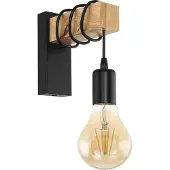 Toolight Applique Murale APP972-1W Line Black