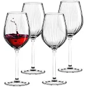 Altom Design Set de verres à vin rouge Plisse 500ml 4 pièces